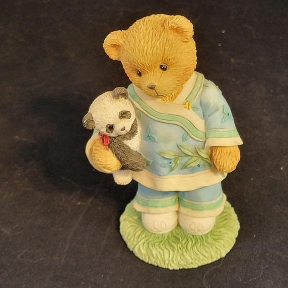 Vintage Cherished Teddies "Lian" figurine 4" 1996 Priscilla Hillman - Picture 5 of 8